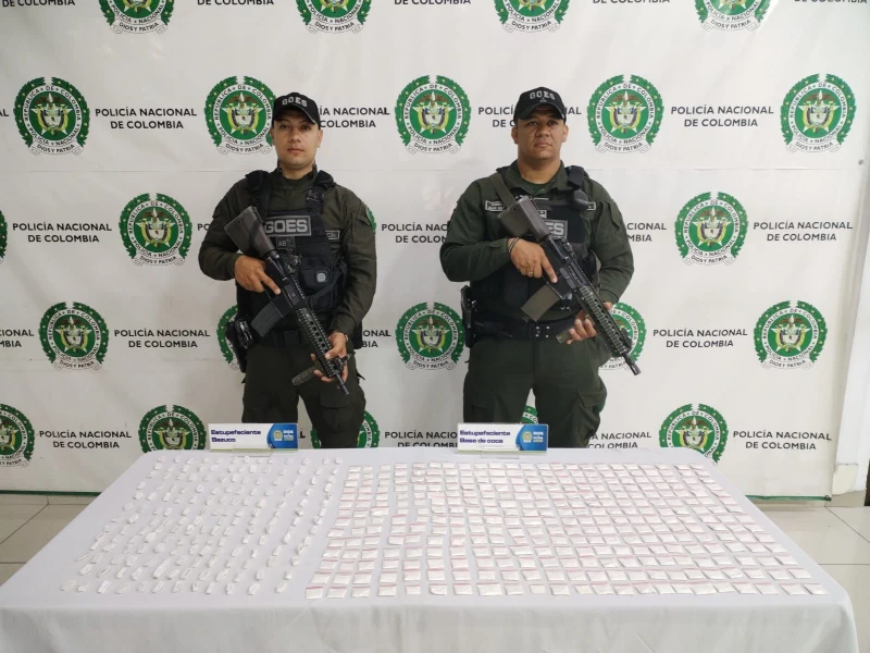 Aprehenden a menor con más de 700 dosis de narcóticos en Bucaramanga