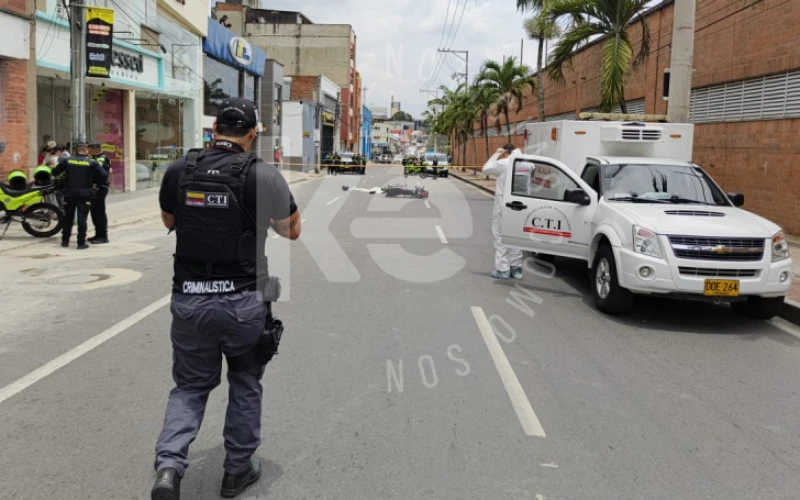 Hombre fue asesinado por sicarios este sábado en el Centro de Bucaramanga