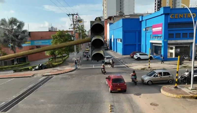 Se robaron cableado que dejó inservibles a más de 100 semáforos en Bucaramanga