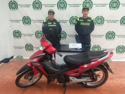Recuperan en Lagos II moto robada en Floridablanca