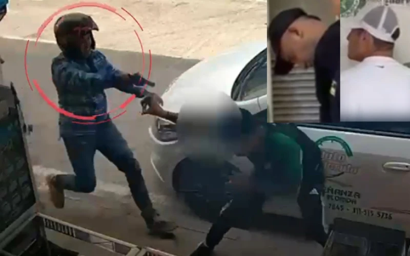 Le dispararon a un padre que recogía a su hijo en una guardería por robarlo: cayeron en Bucaramanga