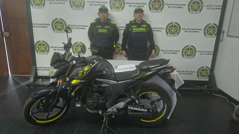 Recuperan motocicleta que se robaron en las Unidades Tecnológicas en Bucaramanga