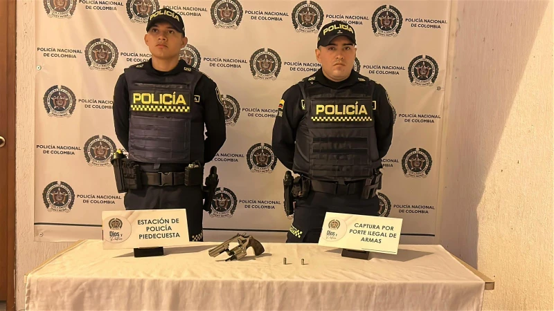 Adolescente de 15 años andaba con un arma traumática modificada por las calles de Bucaramanga