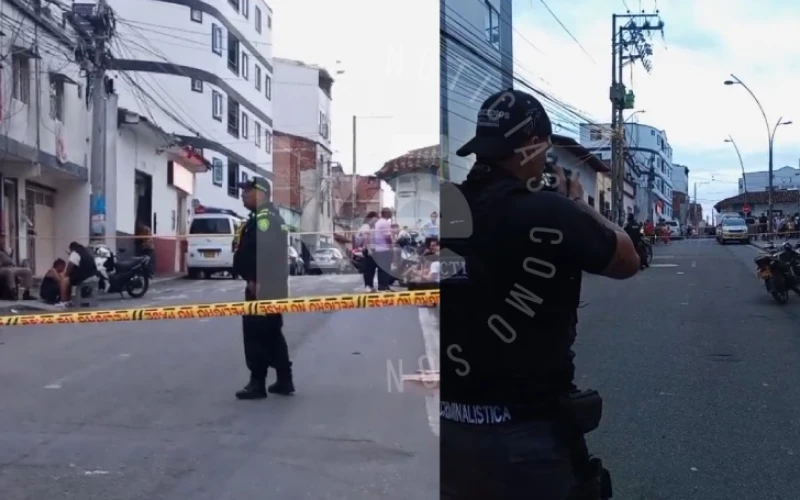 Asesinan a un hombre en el barrio Alfonso López de Bucaramanga: un niño resultó herido