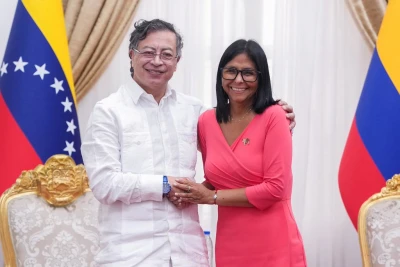 Petro se encontró con Delcy Rodríguez por primera vez tras la caída de Maduro