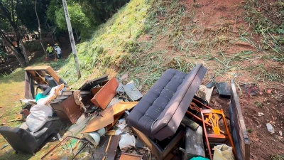 Más de una tonelada de basura fue retirada de ‘La Platanera’, en Floridablanca