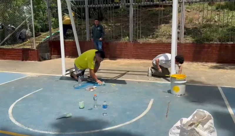 Infractores al código de Policía  transformaron la cancha La Virgen en Bucaramanga