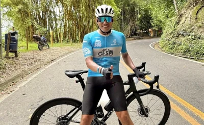 Exgobernador de Santander, Mauricio Aguilar, resultó herido en un accidente de bicicleta en Valledupar
