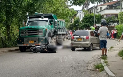Fatal accidente en El Porvenir, al sur de Bucaramanga, dejó un hombre sin vida