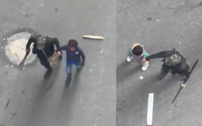 Indígenas usan a niños como escudos humanos durante una manifestación contra el Gobierno