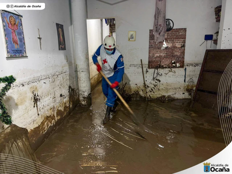 El río Tejo se desbordó en Ocaña y dejó a más de mil damnificados