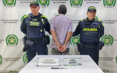 Riña en Las Mercedes terminó con un hombre apuñalado y otro capturado