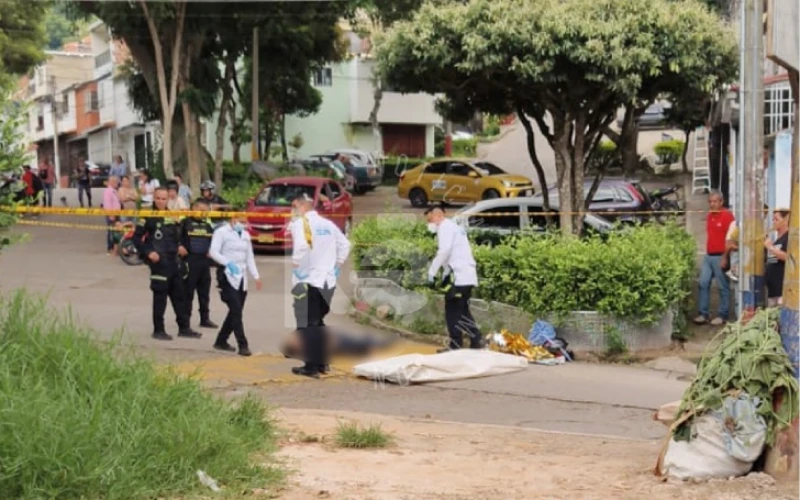 Investigan la muerte de un motociclista en el barrio El Campanazo, Floridablanca