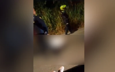 Sicariato en plena vía del norte de Bucaramanga deja un motorizado muerto
