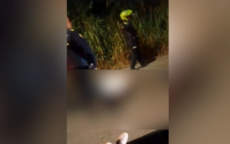 Sicariato en plena vía del norte de Bucaramanga deja un motorizado muerto