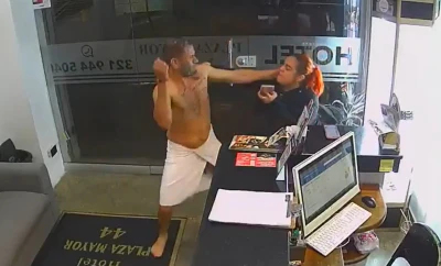 ¡Absurdo! Juez deja en libertad al hombre que le dio una golpiza a una recepcionista