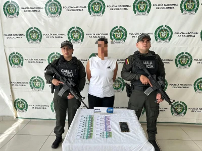 Capturada mujer  por extorsionar a un funcionario de salud en el centro de Bucaramanga