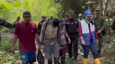 "Minería criminal" Caen 27 sujetos que destruían la escarpa occidental de Bucaramanga