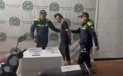 Cayó bandido que le robó la moto a una mujer en Cañaveral, en Floridablanca