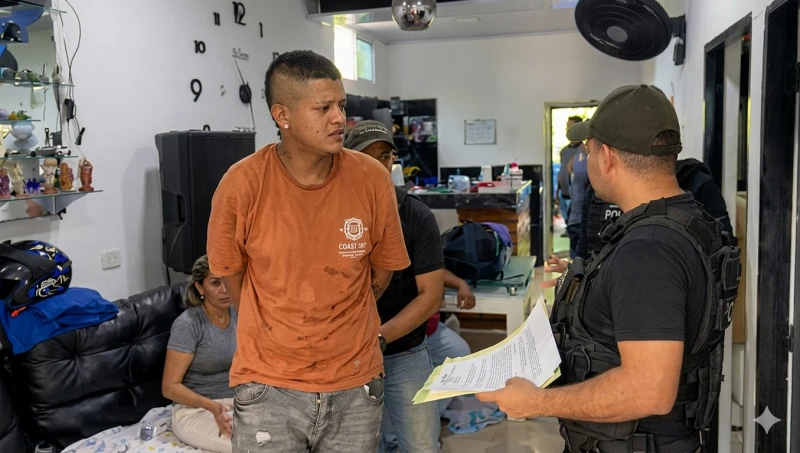 Desarticulan facción de “Los de la M” dedicada a extorsionar comerciantes en Santander