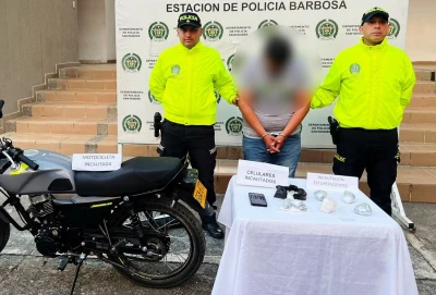 Cayó alias “El Vecino” con droga lista para mover en Barbosa