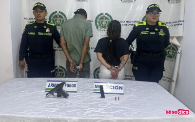 Riña en San Francisco terminó con dos capturados y una pistola incautada en Bucaramanga