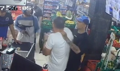 En video: Asalto dentro de un supermercado del barrio Diamante II de Bucaramanga