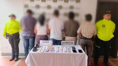 ¡Se les acabó la suerte! Desmantelan red de chance ilegal que operaba en Santander