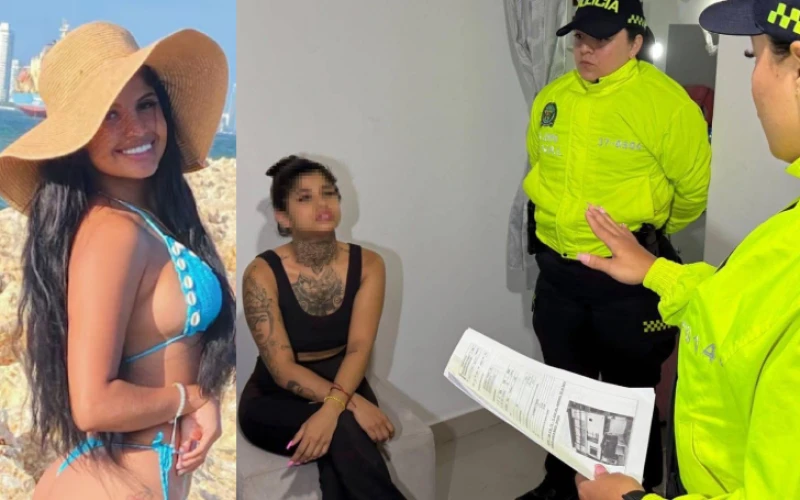 Así cayó 'Valentina Mor', la influencer dedicada a robar extranjeros en Medellín