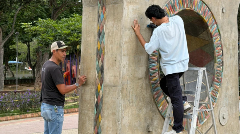 El Clavijero, patrimonio cultural de Bucaramanga, volvió a ser blanco  del vandalismo