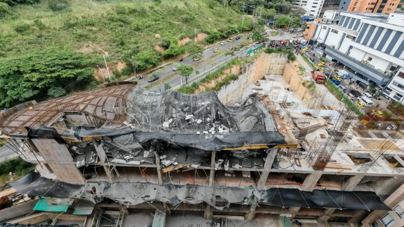Un fallo de cálculo desató emergencia que dejó seis heridos en obra de Floridablanca