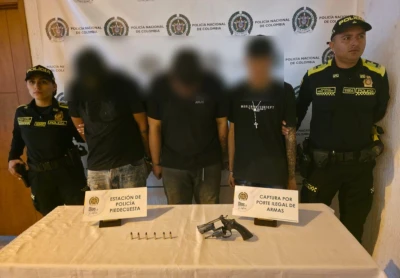 Persecución en la autopista a Piedecuesta terminó con tres hombres capturados