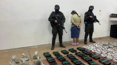 Alias “La Abuela” cayó en norte de Bucaramanga custodiando más de 10 mil dosis de marihuana