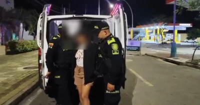 Alias “La Chata” volvió a caer: la capturaron con un revólver en el norte de Bucaramanga