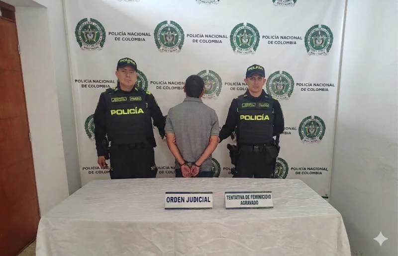 Capturan a un hombre que intentó asesinar a una mujer en Bucaramanga