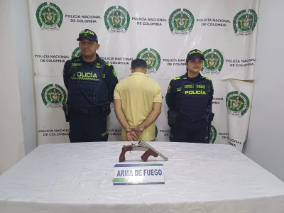 En medio de una riña sacó una escopeta para intimidar a sus vecinos y terminó capturado en Bucaramanga