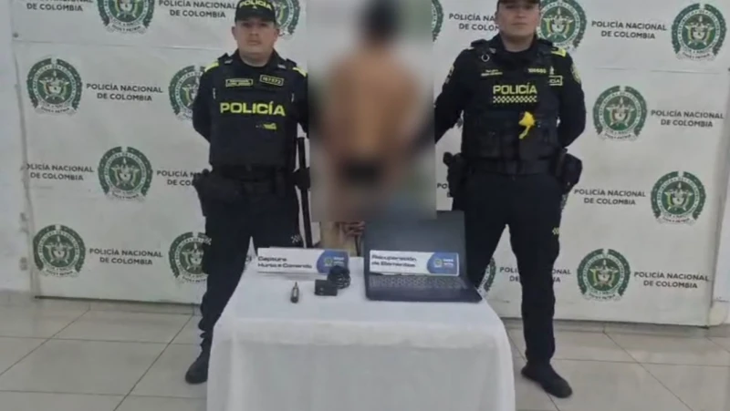 De techo en techo: así cayó ladrón tras robo a un negocio en el centro de Bucaramanga