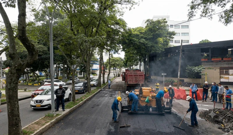 Bucaramanga acelera la batalla contra los huecos: ya van más de 4.000 metros cuadrados intervenidos
