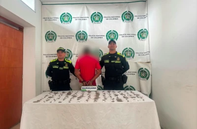 No alcanzó a repartirlas: cayó con 142 dosis de marihuana en el barrio Nariño  en Bucaramanga