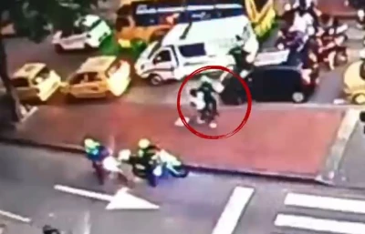 Alias "Fran" cayó tras arrebatarle el bolso a una mujer en Bucaramanga