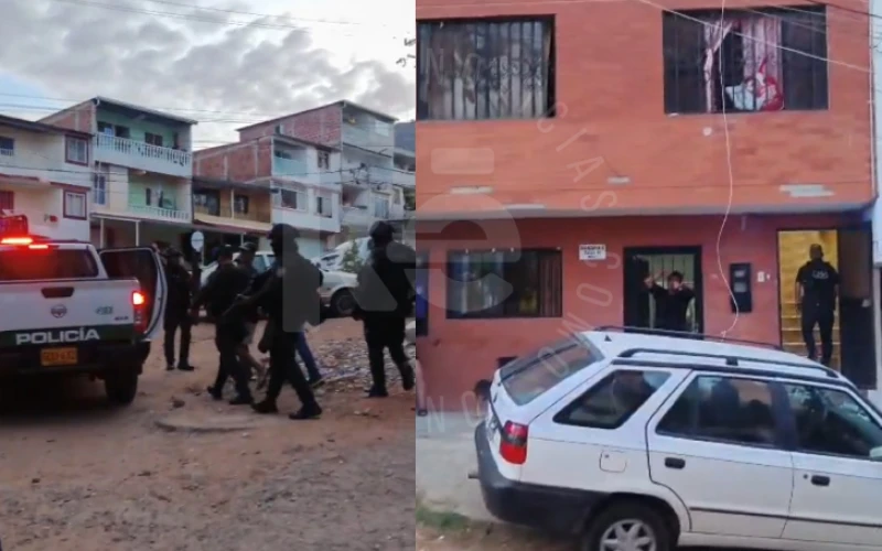 'La Momia' desató balacera contra la Policía y tomó a su primo de rehén en Girón