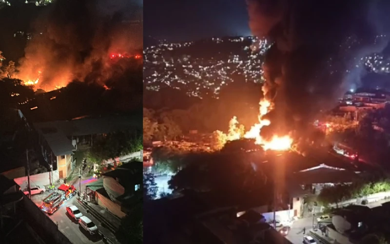 Incendio consumió fábrica de Algodosan al norte de Bucaramanga