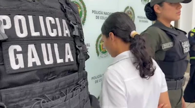 Capturan a alias “La Flaca”, colaboradora de red criminal que extorsionaba comerciantes en Santander