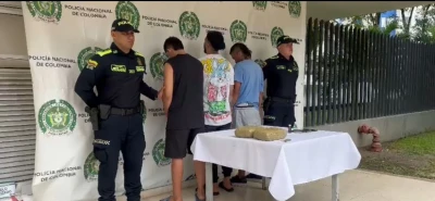 Cayeron “Manoloco”, “Leider” y “Jhon” con más de dos kilos de droga en Bucaramanga
