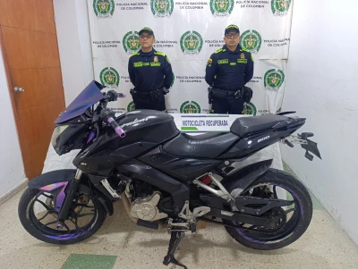 De Colorados a Luz de Esperanza: así apareció una motocicleta robada en Bucaramanga