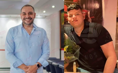 Joussef Charlie Najm y Eymar Prieto, los hombres baleados en el Centro de Bucaramanga