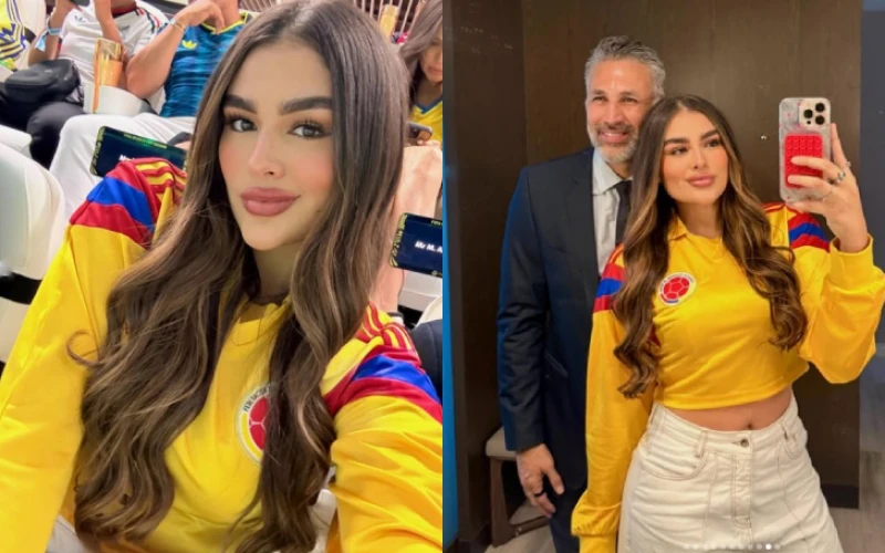La hija mayor de Yepes, la joven que se volvió viral tras el partido con Congo