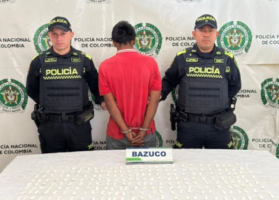 Cayó con 253 dosis de bazuco listas para la venta en Bucaramanga