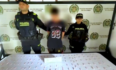 Lo sorprendieron con más de 300 gramos de bazuco y terminó capturado en Girón