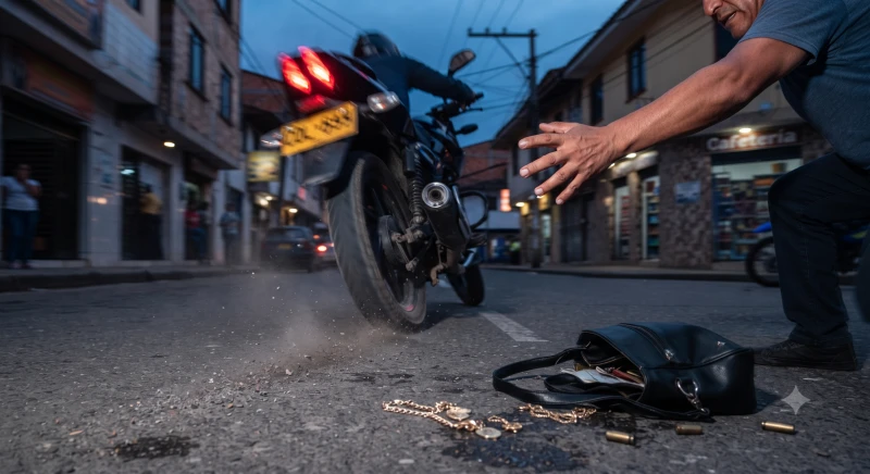 Bandidos 'coronaron' $20 millones en joyas tras un atraco frente a La Isla, en Bucaramanga